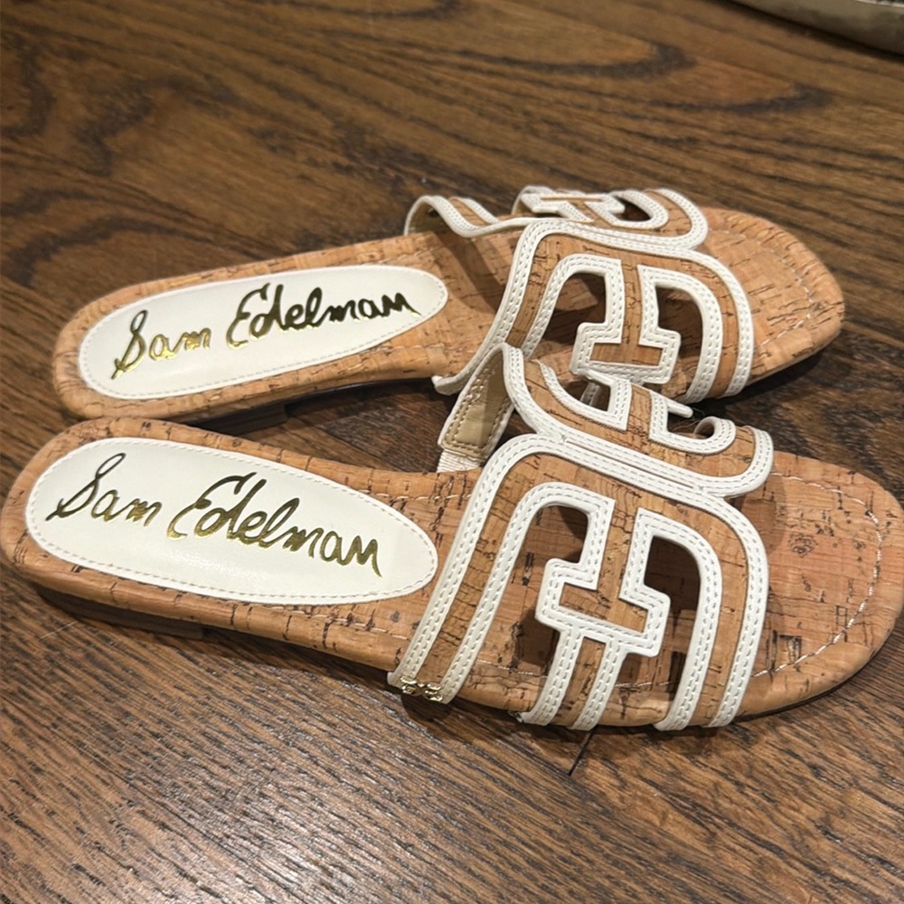 Sam Edelman Bay sandal size 6.5 , new without box, natural beige cork